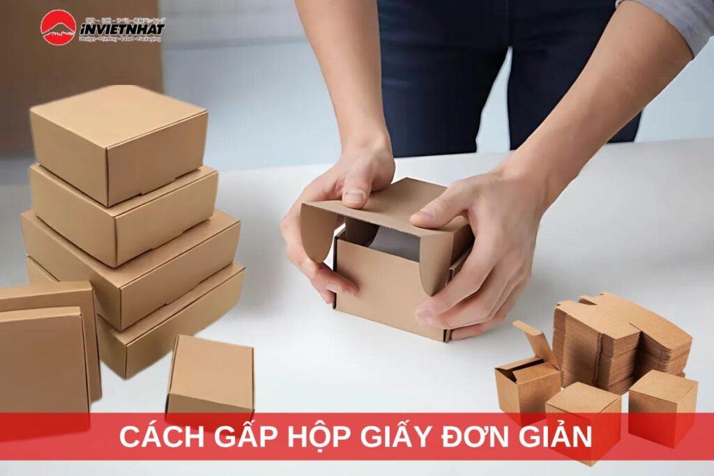 cach gap hop giay hop giay don gian dep tai nha