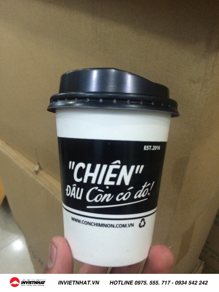 Logo dán ly cafe 