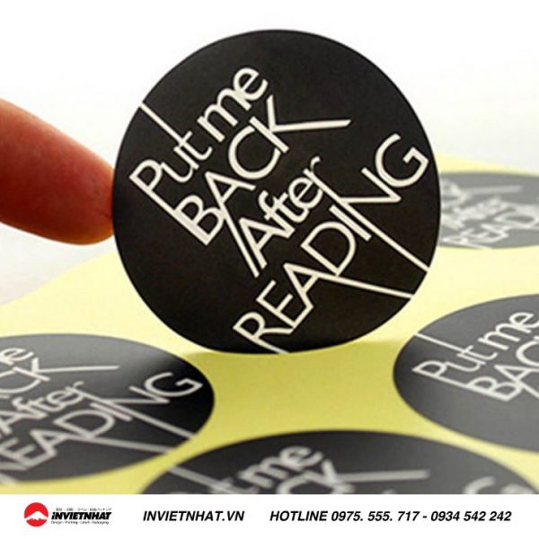 In sticker theo yêu cầu ĐẸP RẺ lấy liền tại IN VIỆT NHẬT