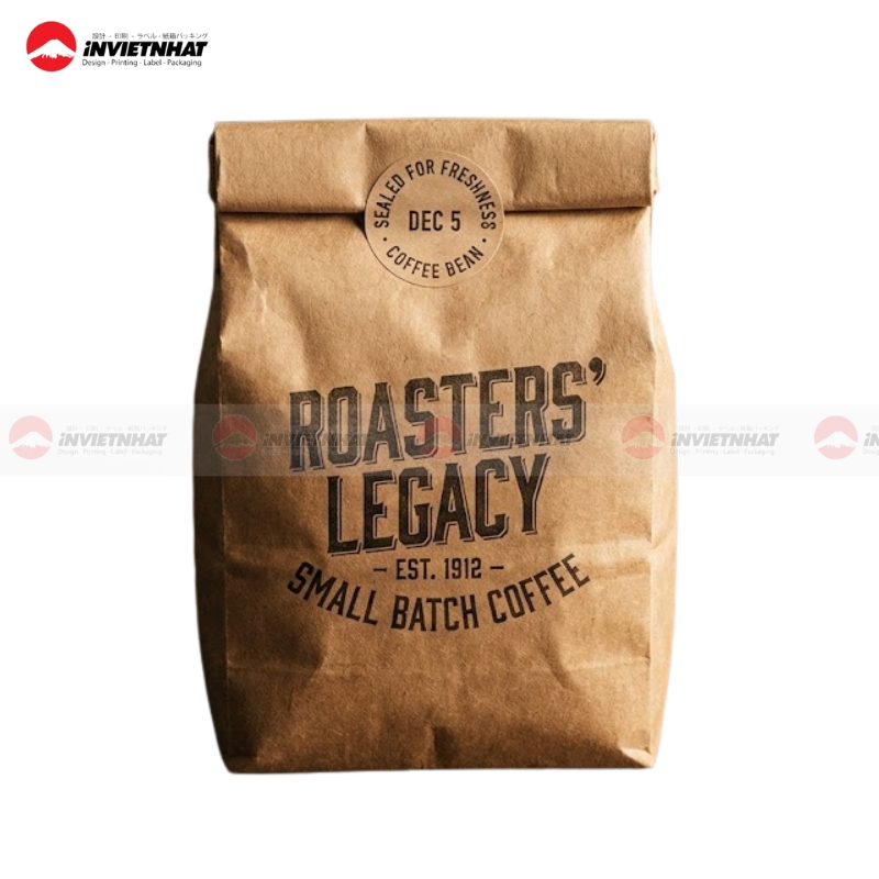 tui giay kraft in logo