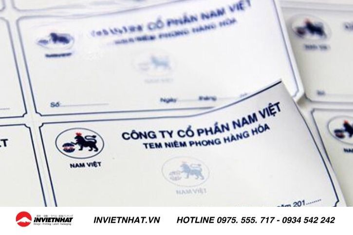 Tem vỡ niêm phong bảo vệ quyền lợi và thương hiệu sản phẩm