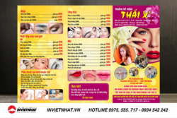 In tờ rơi quảng cáo spa
