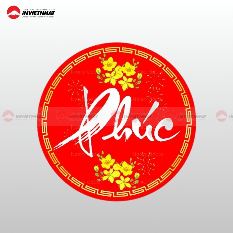 Mẫu chữ Phúc Lộc Thọ đẹp ĐỘC ĐÁO và ý nghĩa dành cho bạn 55 Chu Phuc hinh tron