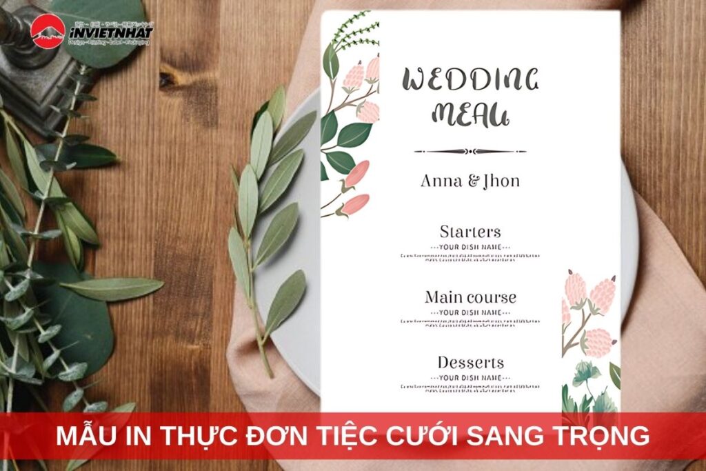 mau in thuc don tiec cuoi