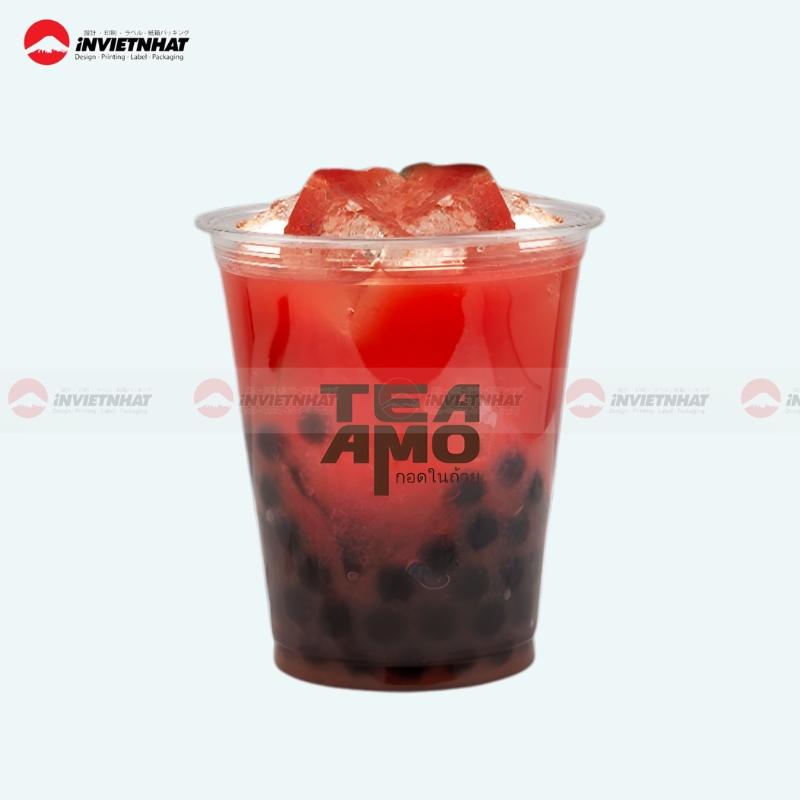 Mau in ly tra sua nhua PET