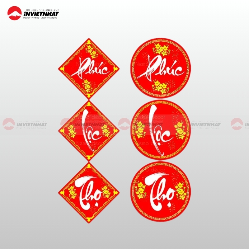 Thu phap Phuc Loc Tho Viet ngu