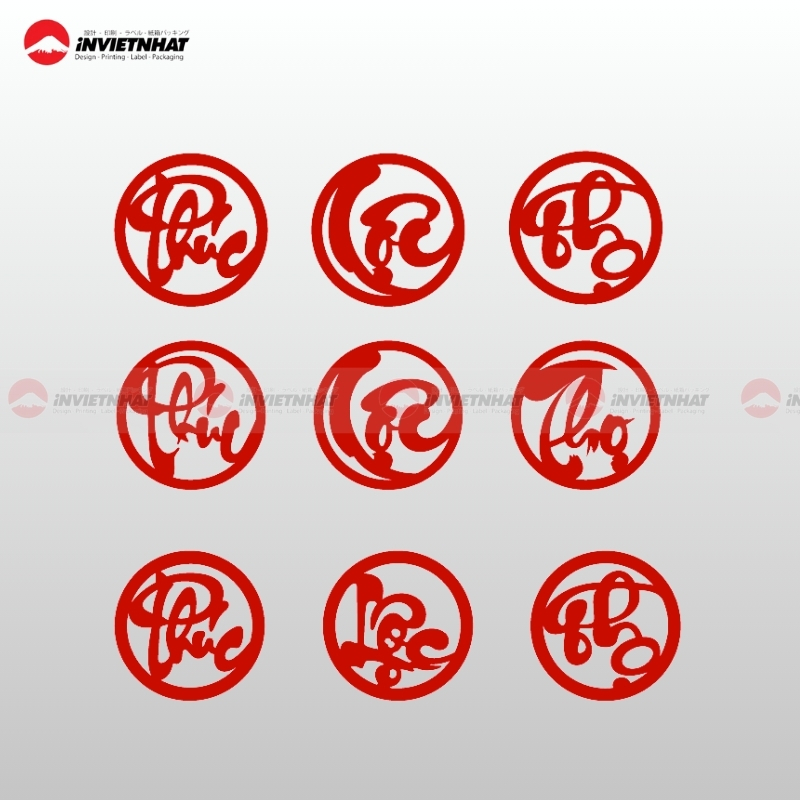 Mẫu chữ Phúc Lộc Thọ đẹp ĐỘC ĐÁO và ý nghĩa dành cho bạn 51 chu phuc loc tho trong hinh tron