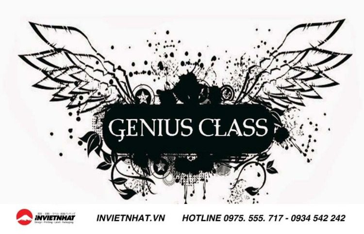 Mẫu genius class là một trong những mẫu logo lớp được ưa chuộng nhất