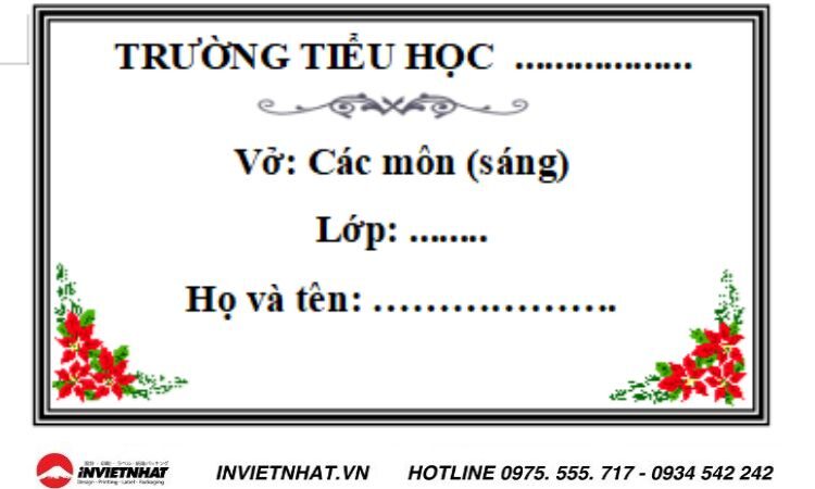 Mẫu nhãn hoa hồng đỏ được biết đến là một trong những mẫu nhãn hồ sơ đẹp nhất