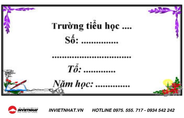 Mẫu nhãn viền hoa tím được biết đến là một trong những mẫu nhãn đẹp nhất