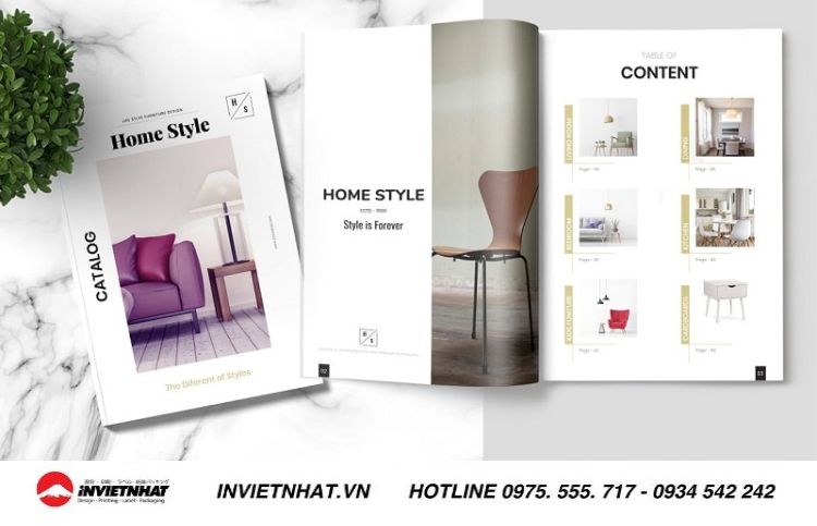 Mẫu bìa catalogue giới thiệu sản phẩm nội thất