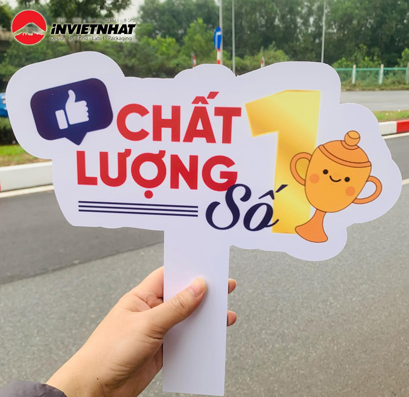 Kích thước hashtag cầm tay sự kiện quảng cáo phổ biến