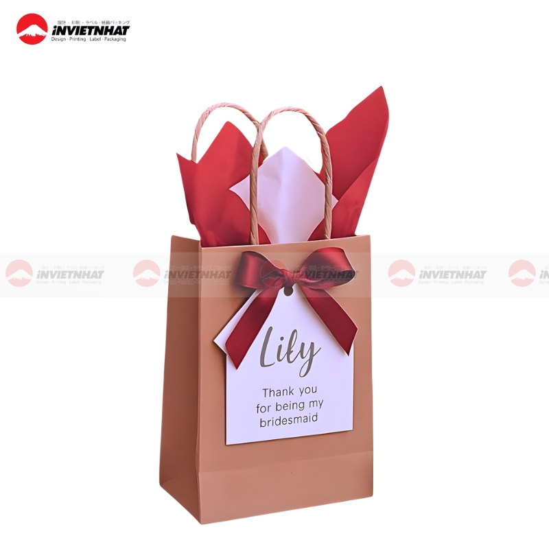 Túi giấy quà tặng vintage cho shop