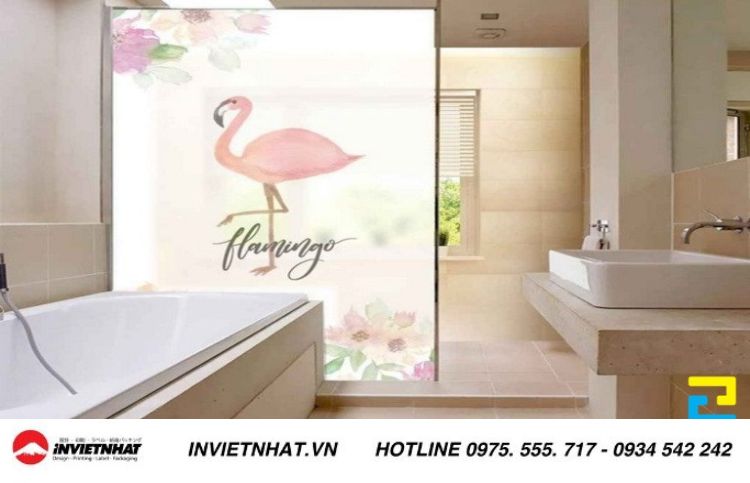 Decal trang trí nhà tắm