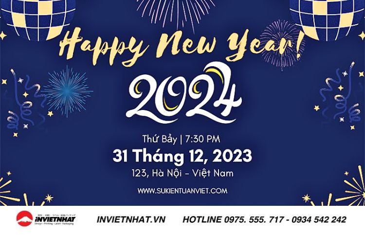 mẫu banner tất niên happy new year