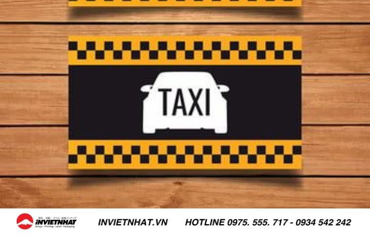 Danh thiếp taxi đẹp, ấn tượng