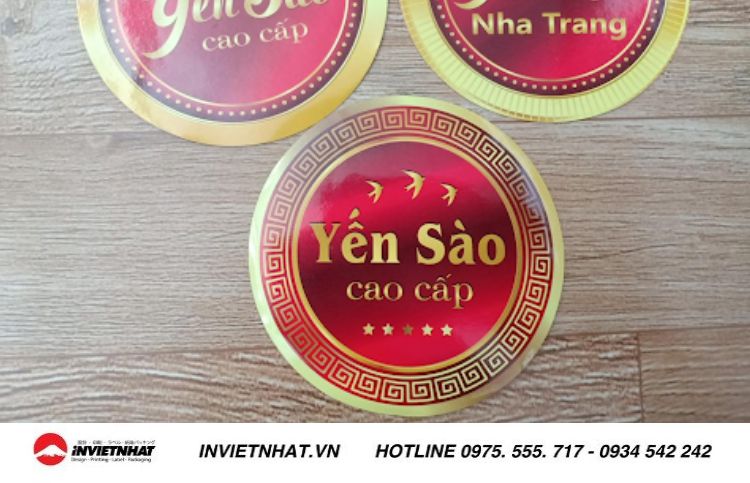 mẫu ten yến sào cao cấp