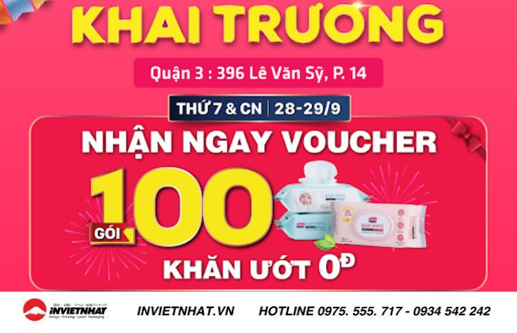 mẫu tờ rơi khai trương