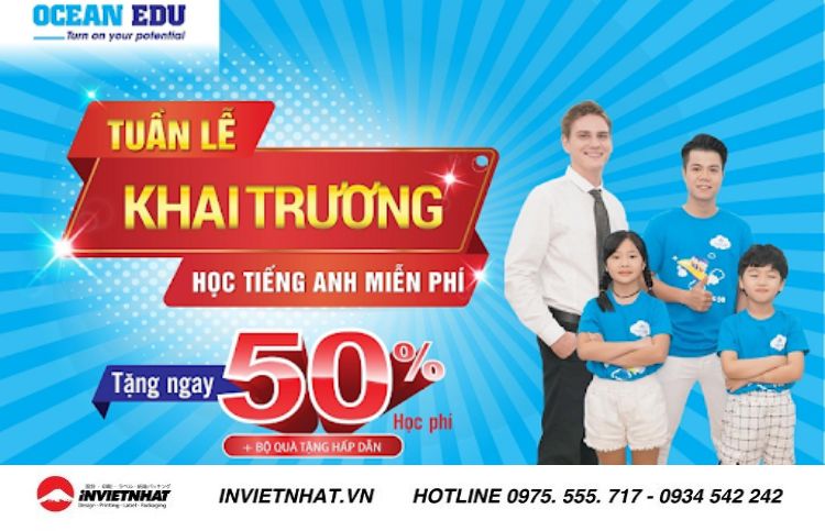 mẫu tờ rơi khuyến mại khai trương