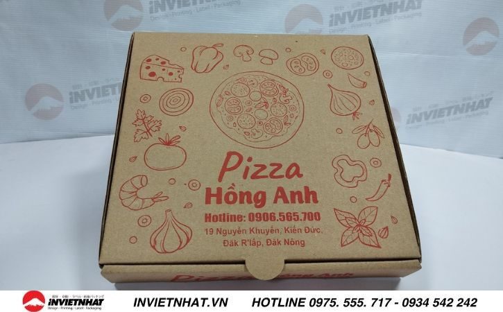 Sản phẩm hộp đựng bánh pizza