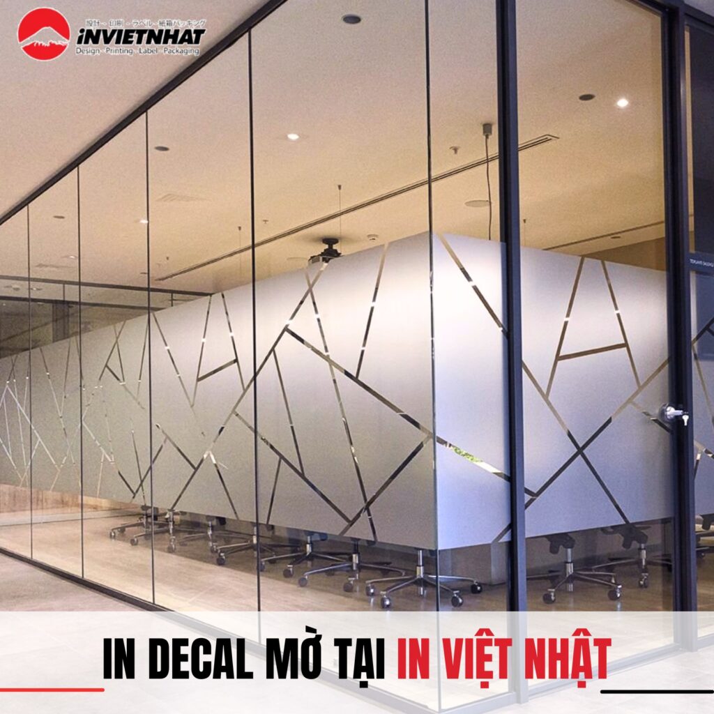 in decal mờ