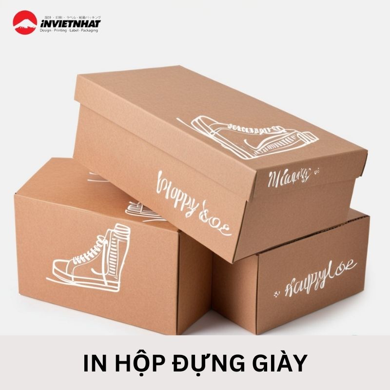 In hộp carton đựng giày