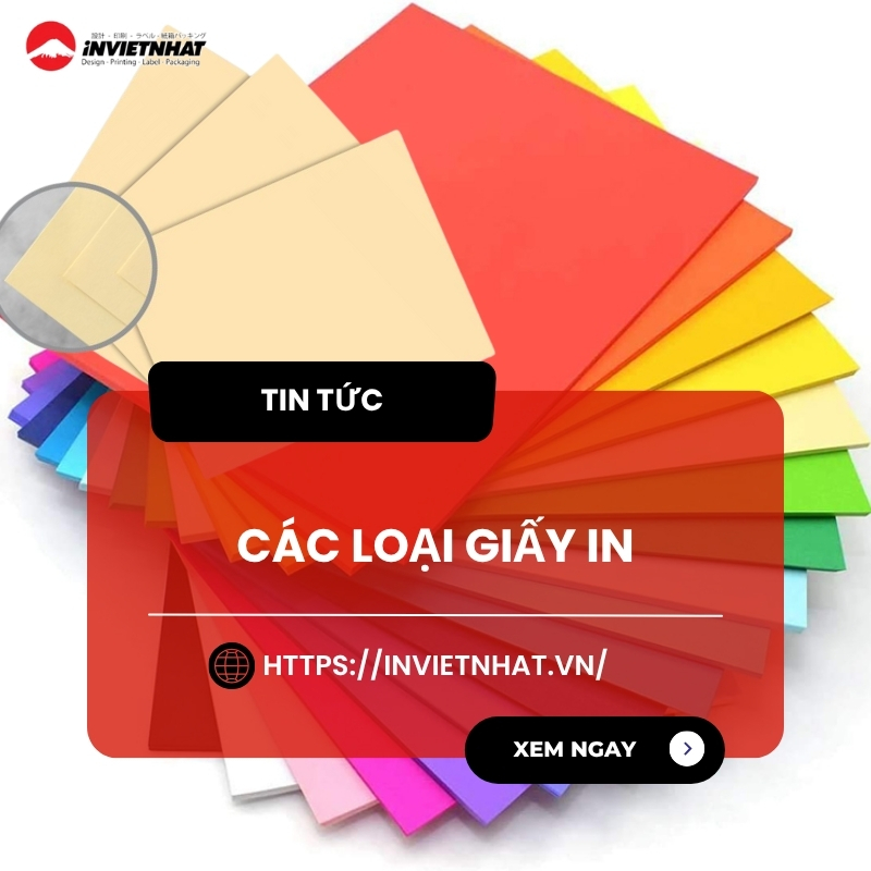 Các loại giấy in