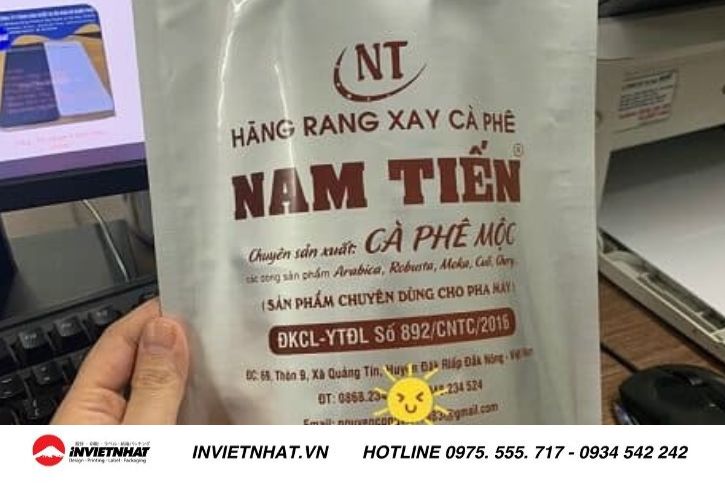 Mẫu túi màng nhôm đựng cà phê đẹp