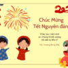 Background trang tri Tet 2025