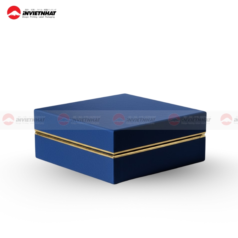 Mau hop giay nap roi xanh duong