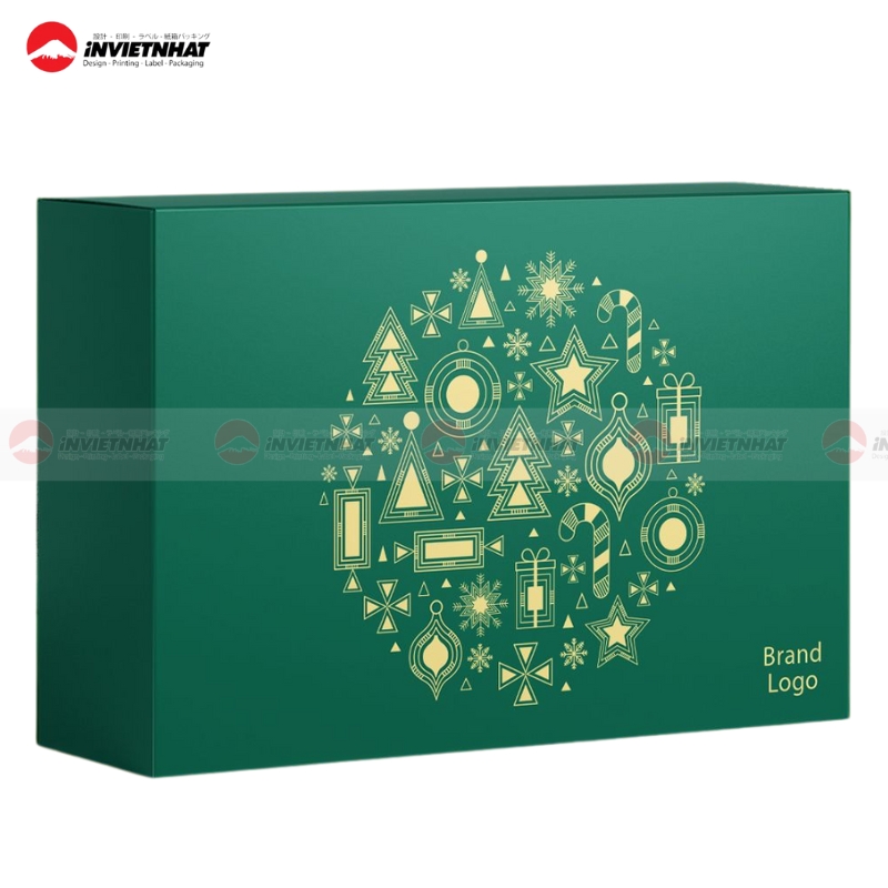 Mau hop qua Giang sinh thanh lich