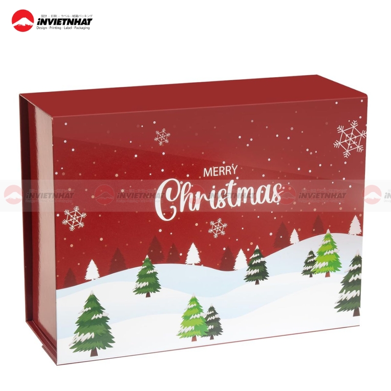 Mau hop qua Giang sinh tinh cam