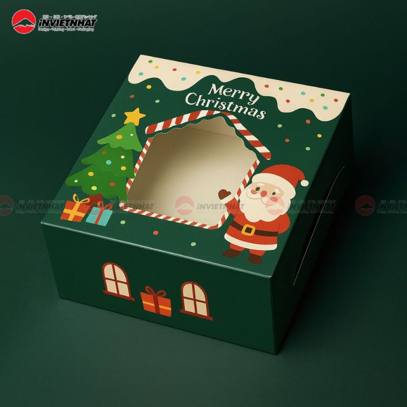 Top 39 mẫu hộp quà noel ĐẸP và ý nghĩa mà bạn nên biết 16 Mẫu hộp quà noel màu xanh