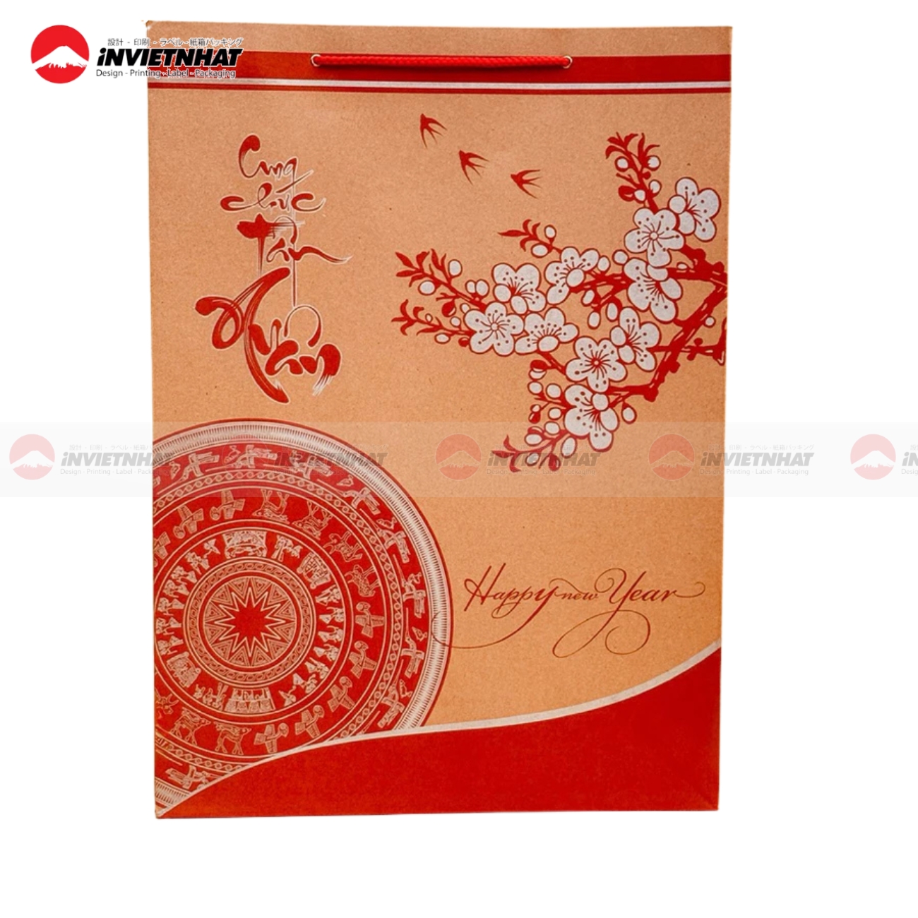 Tui giay dung hop qua Tet sang trong