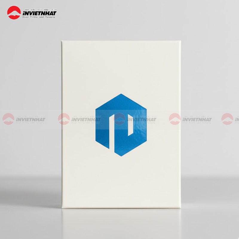 hop giay ivory in logo