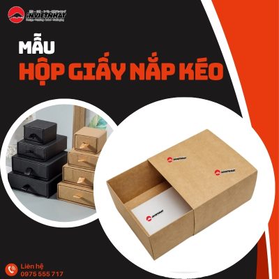 hộp giấy nắp kéo