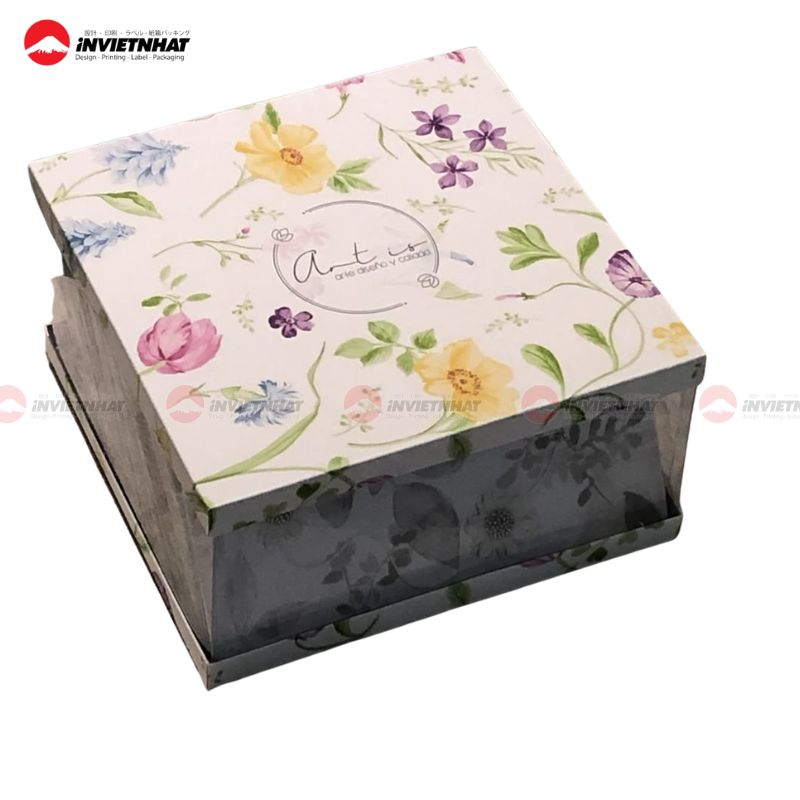 25+ Mẫu hộp giấy vuông thiết kế đa dạng, ĐỘC ĐÁO, đẹp mắt 16 hộp giấy vuông 5
