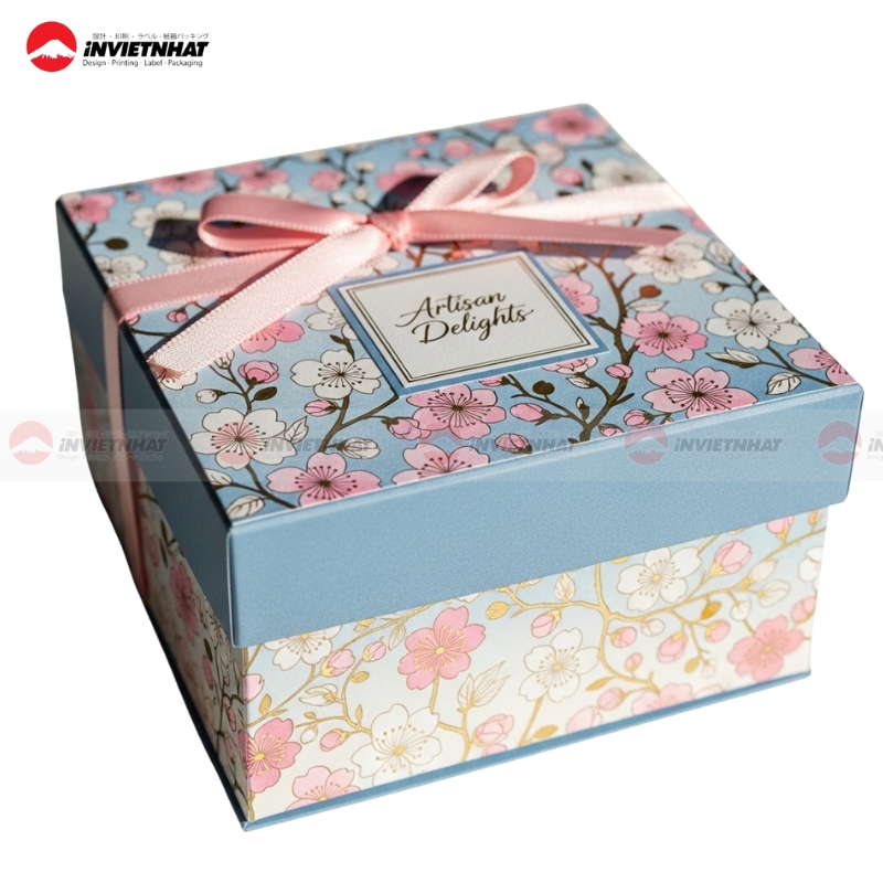 21+ Mẫu hộp giấy vuông thiết kế đa dạng, ĐỘC ĐÁO, đẹp mắt 24 hop giay vuong qua tang cao cap