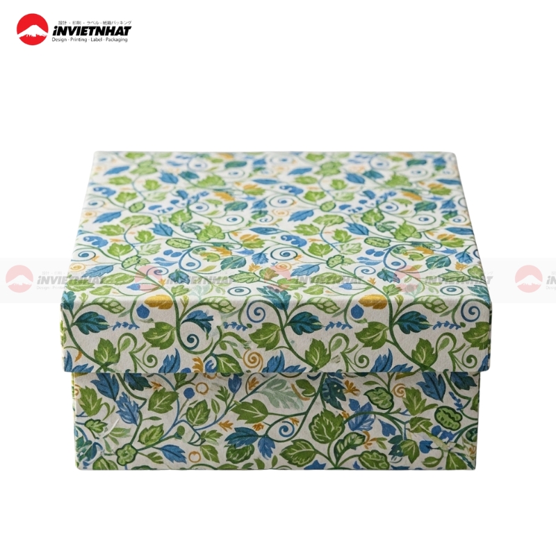21+ Mẫu hộp giấy vuông thiết kế đa dạng, ĐỘC ĐÁO, đẹp mắt 22 hop giay vuong thiet ke hoa tiet