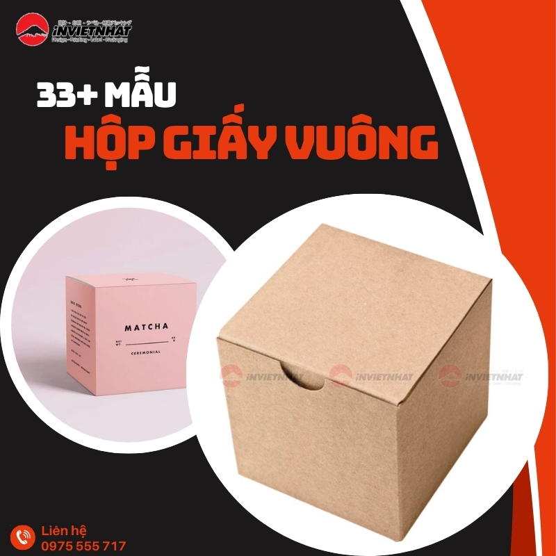 hộp giấy vuông