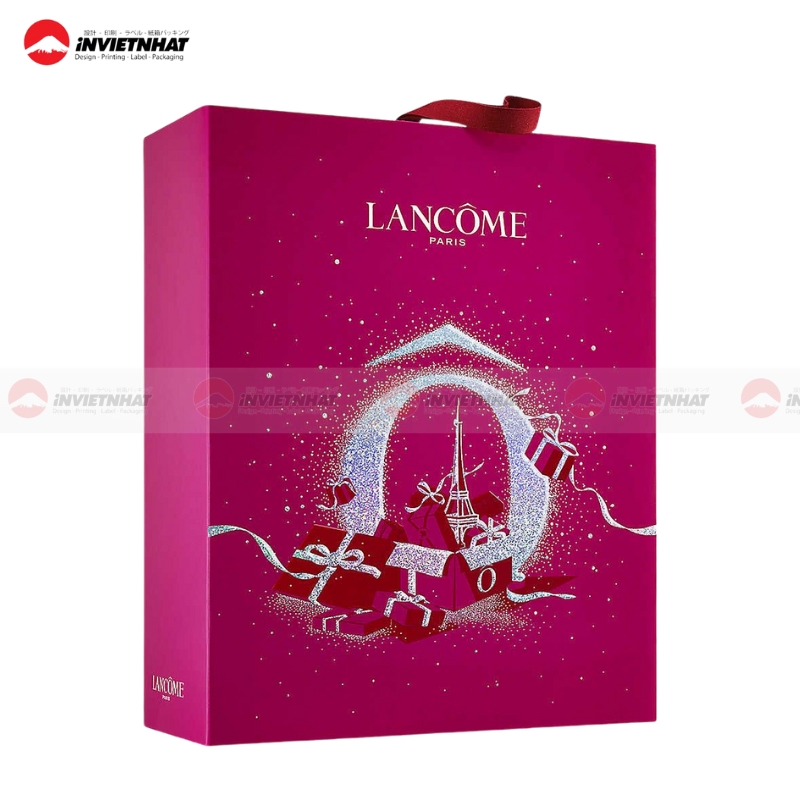 mau hop qua Noel giay D3