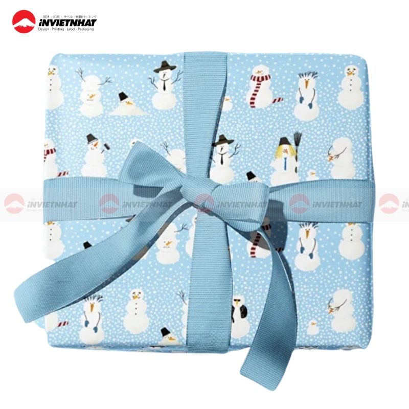 mau hop qua Noel giay my thuat