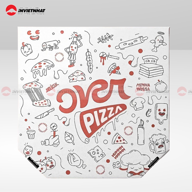21+ Mẫu hộp bánh Pizza IN theo yêu cầu mẫu đẹp giá rẻ 52 hop banh pizza trang
