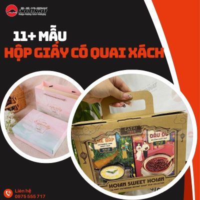 hộp giấy có quai xách