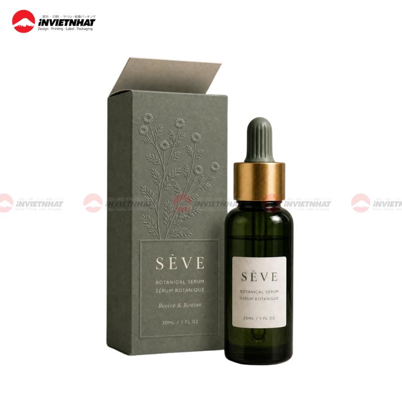 hộp giấy đựng chai tinh dầu 45