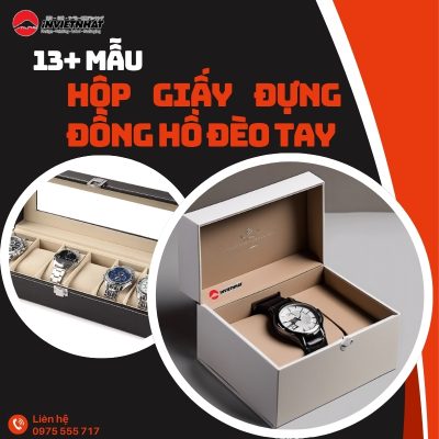 hộp giấy đựng đồng hồ đèo tay