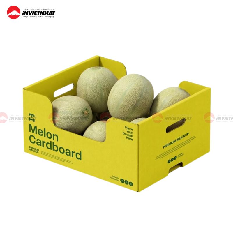 hộp giấy đựng trái cây 1