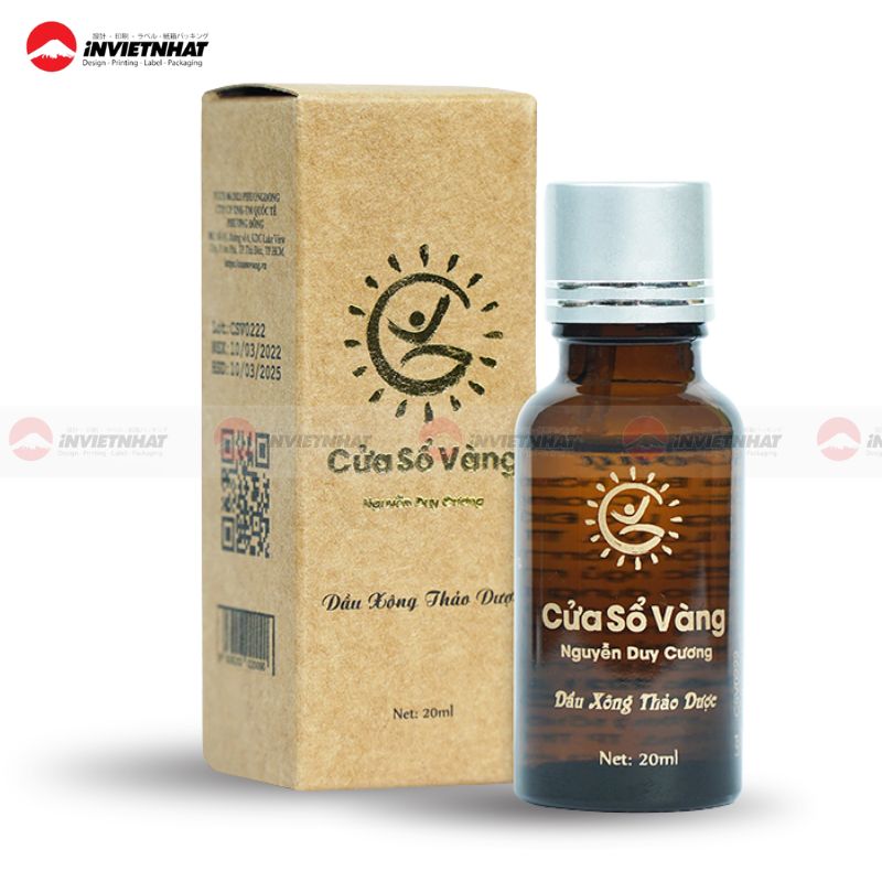 19+ Mẫu hộp giấy đựng chai tinh dầu ĐẸP MẮT, độc đáo 11 hop giay kraft dung chai tinh dau