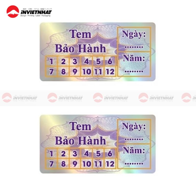 in tem bao hanh so luong it