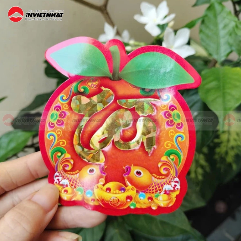 tem decal dan trai cay tet chu thu phap 2